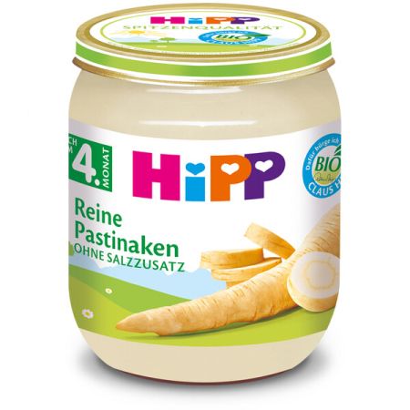 Пюре Био чист пащърнак HiPP - 4+ месеца, 125 гр.