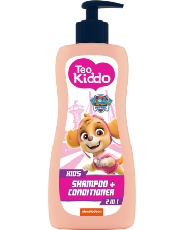 Шампоан и балсам 2 в 1 Teo Kiddo - Paw Patrol, 400 мл. за момичета