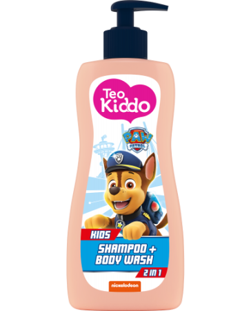 Шампоан и душ гел 2 в 1 Teo Kiddo - Paw Patrol, 400 мл. за момчета