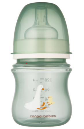Шише Anti-colic 0+ месеца EasyStart - Canpol babies, 120 мл. патица