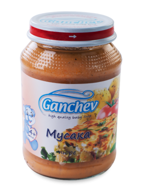 Пюре мусака Ганчев - 4+ месеца, 190 гр.