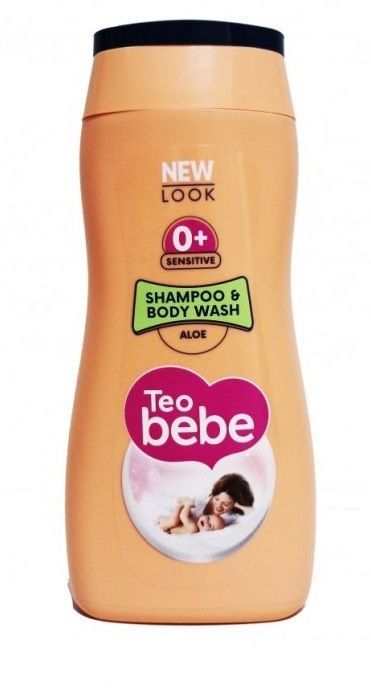 Шампоан и душ гел 2в1 с екстракт от алое вера Teo bebe - 200 мл.