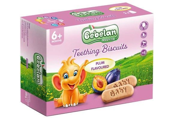 Бисквити за гризкане със Слива BEBELAN - 6+месеца - 200 гр.