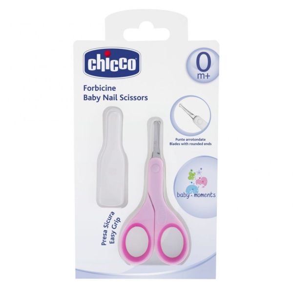 Ножичка с предпазител Chicco - розова
