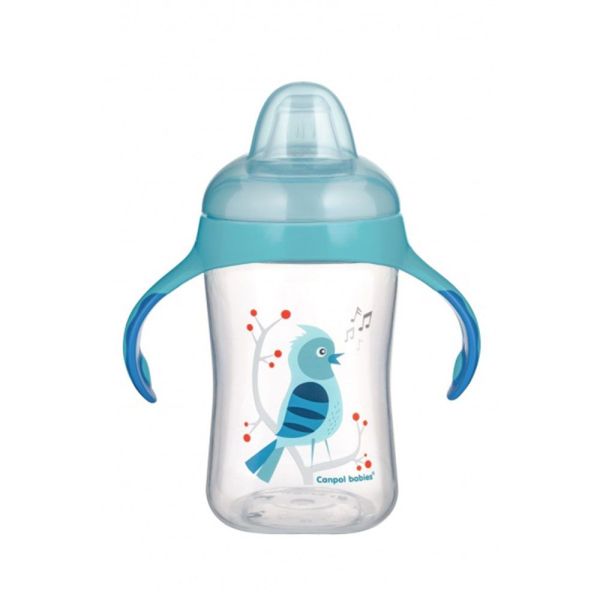 Чаша със силиконов накрайник 300 мл. Birds - Canpol babies 