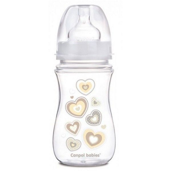 Canpol Easy Start Newborn Baby - Антиколик шише с широко гърло 240 мл.