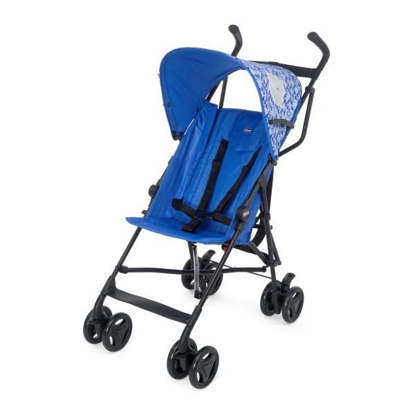Детска лятна количка Chicco Snappy - Blue Whales, Ladybug