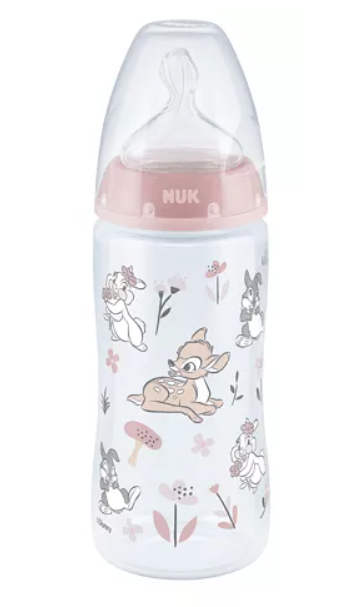 NUK First Choice РР Шише Temperature control силиконов биберон 6-18 месеца, 300мл. Bambi
