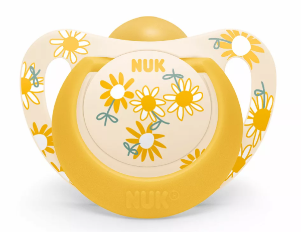 NUK Star биберон залъгалка каучук 6-18 месеца + кутийка