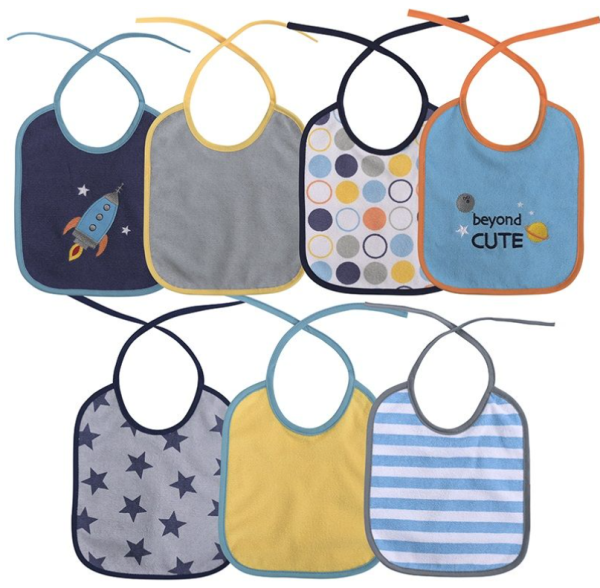 Лигавници с връзки Lorelli Baby Care - 7бр. момче