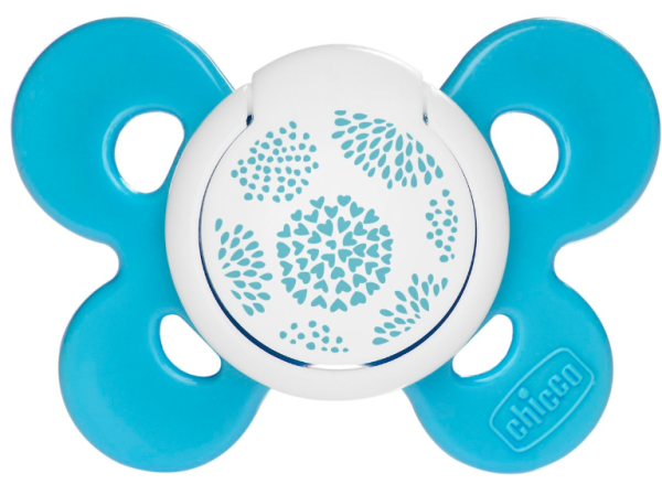 Залъгалка PhysioForma Comfort силикон 6-16 месеца Chicco, синя