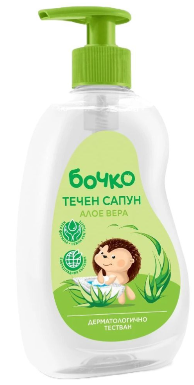 Течен сапун алое вера Бочко - 410 мл