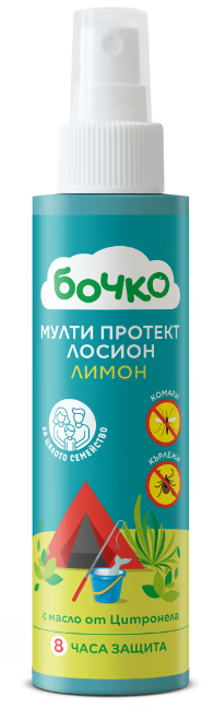 Лосион против ухапване от насекоми Мулти Протект Бочко, 120 мл.