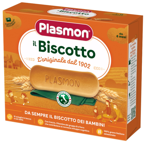 Бишкоти Plasmon - 6+ месеца, 320 гр. - 8 пакета