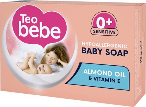 Бебешки крем-сапун с екстракт от бадем Teo bebe 0+ месеца - 75 гр.
