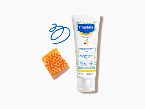 Крем за лице с Колд крем и пчелен восък Mustela - 40 мл. 