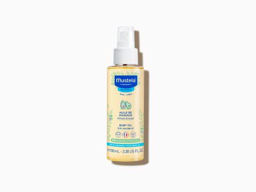 Mасажно олио за бебета с авокадо Mustela, 100 мл.