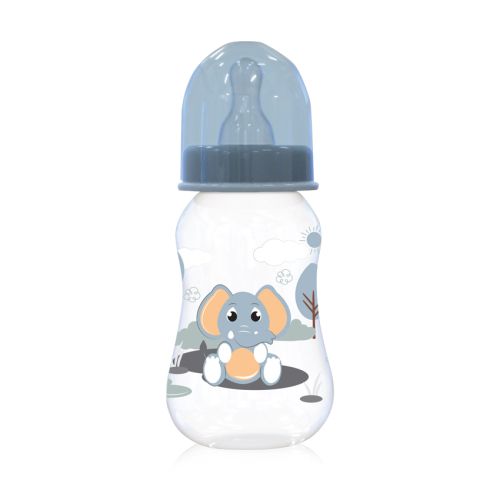 Шише Lorelli Baby Care Animals - 125 мл., 0+ месеца, Moonlight Blue