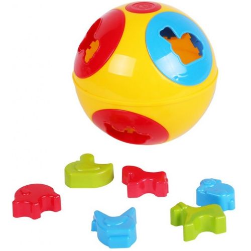 Сортер сфера за сортиране с 6 елемента 14х14х14 см. - TechnoK toys