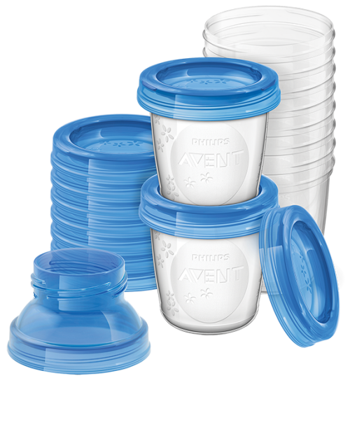 Чашки за съхраняване на кърма Philips Avent SCF618/10