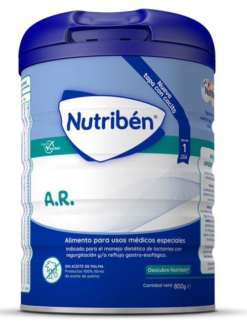 Nutribén A.R. от момента на раждането - храна  за специални медицински цели против повръщане, 800 гр.