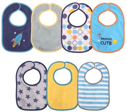 Лигавници с лепенка Lorelli Baby Care - 7бр. момче