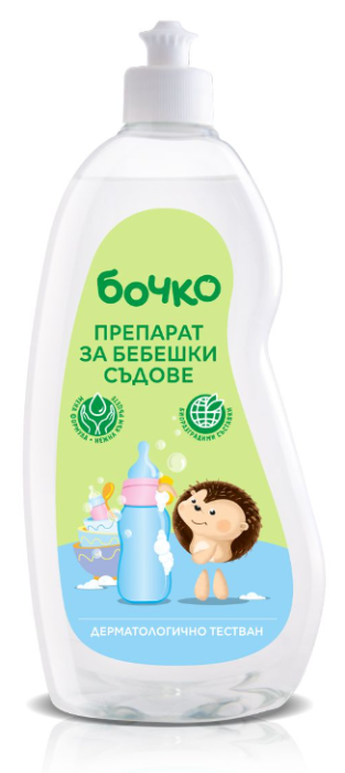 Препарат за бебешки съдове Бочко - 750 мл.