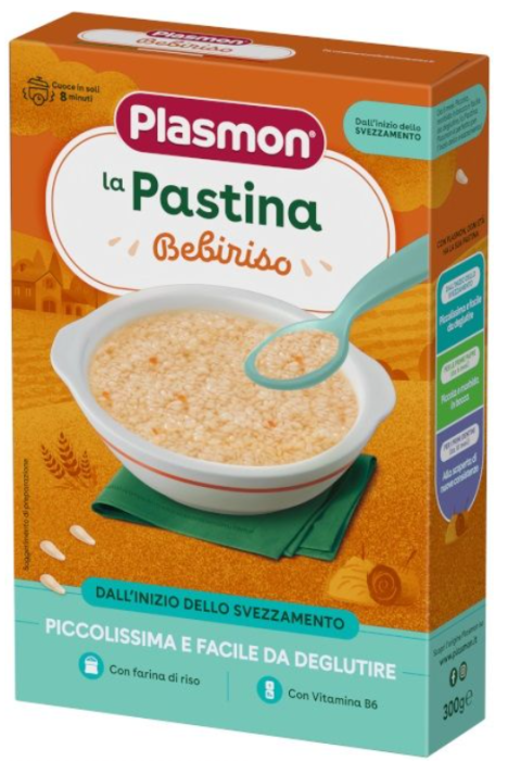 Безглутенова паста Бебиризо "Bebiriso" Plasmon - 4+ месеца, 300 гр.