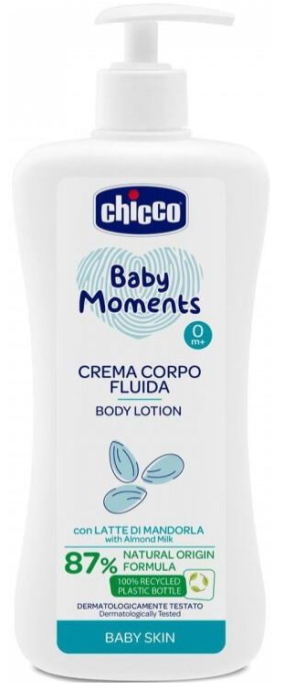Лосион за тяло с бадемово мляко Chicco, 500 мл. 