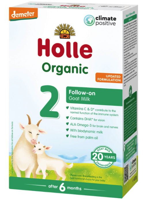 Holle 2 - Био козе преходна храна за кърмачета 6+, 400 гр.