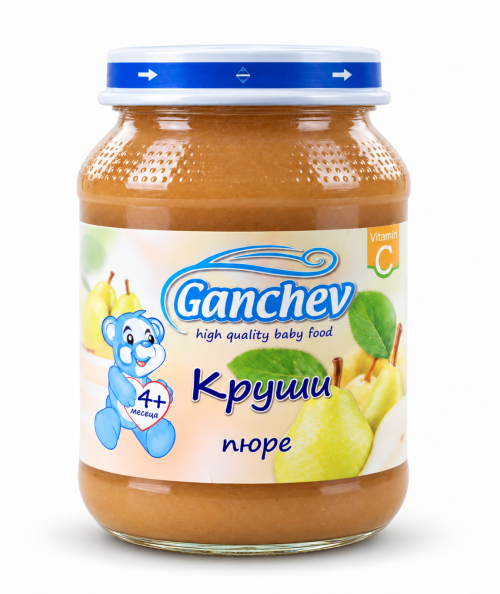 Пюре круши Ганчев - 4+ месеца, 190 гр.